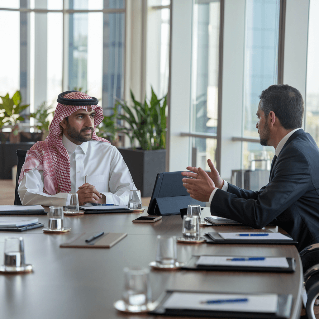 a-photo-of-a-business-meeting-between-a-saudi-man--K4Ar7f17STyY4Uvbz8r-Aw-g8MeuLNURCawDCi8-rM3Fg-2